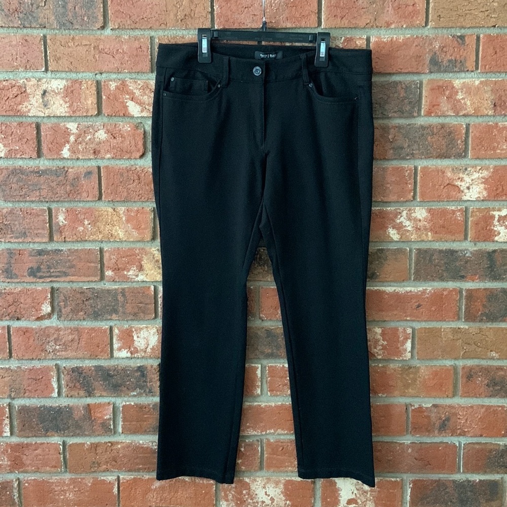 White House Black Market Black Slim Leg Pant